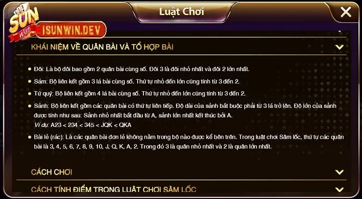 cach choi sam loc tai sunwin chi tiet nhat Cách chơi sâm lốc sunwin chi tiết nhất